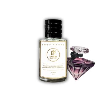 Flacon diamant noir Lancôme La Nuit Trésor - Parfum Femme notes Praline Rose Noire Encens
