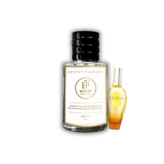 Flacon Escada Taj Sunset orange et rose - Parfum Femme notes Mangue Noix de Coco Framboise