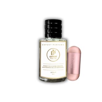 Eau de Parfum 212 Sexy pour femme de Carolina Herrera, flacon rose magnétique, notes de Poivre Rose, Barbe à Papa et Vanille.