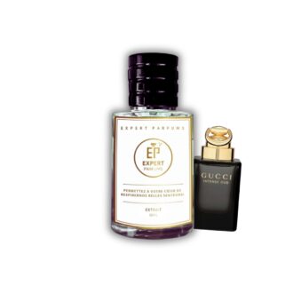 Flacon Gucci Intense Oud noir - Parfum Unisexe notes Bois de Oud Encens Cuir Ambre